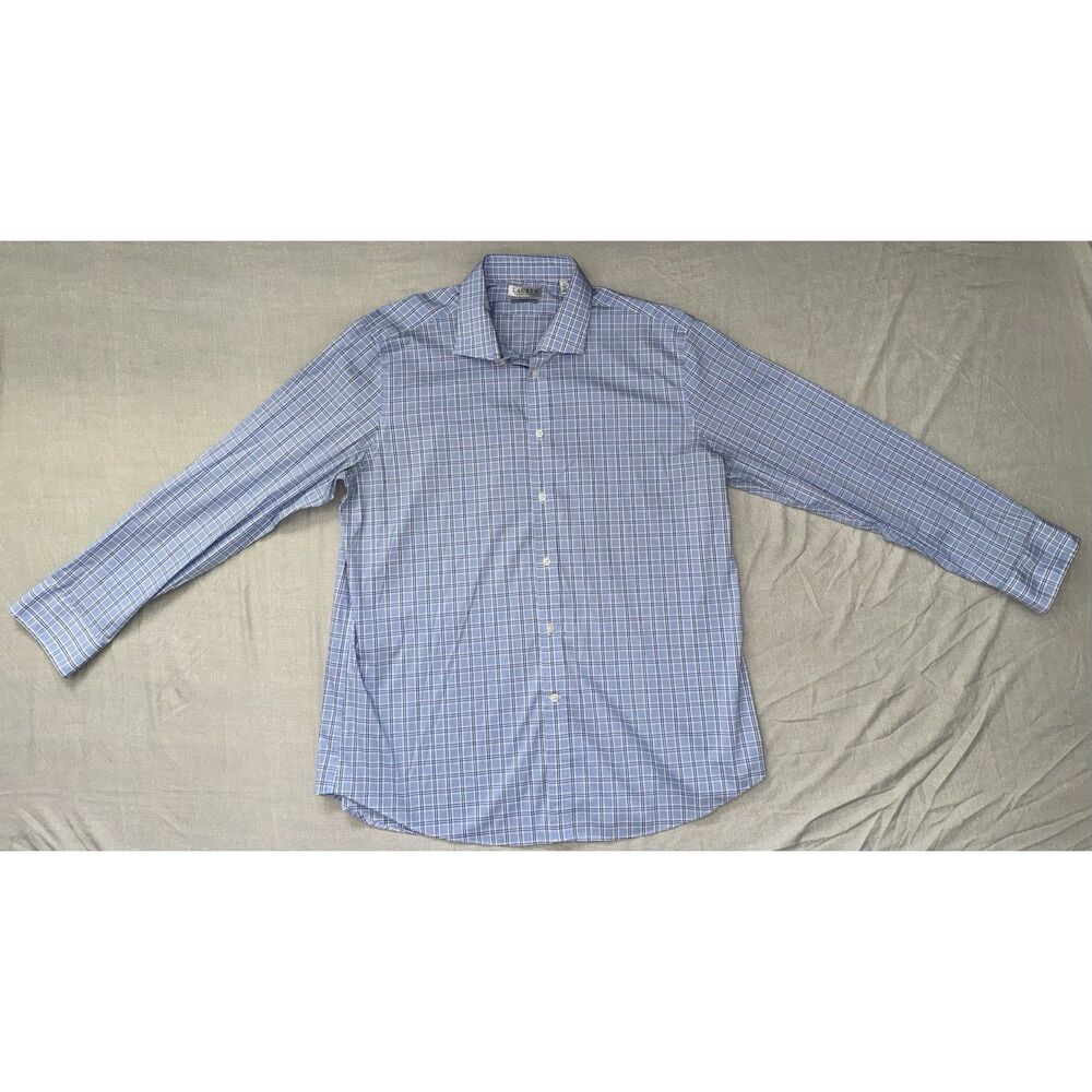 Lauren RALPH LAUREN Men’s Blue Plaid Button Up 2XL